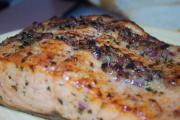 How long to bake pink salmon so that it is not dry?