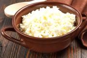 Air curd casserole in the oven with semolina, recipe