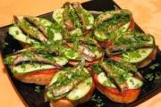 Cucumber sandwiches: a step-by-step recipe with a photo Sprats on fried bread