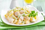 Chicken Breast and Corn Salad (with Cucumber and Eggs) Delicious Corn and Chicken Breast Salad