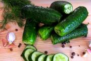 Recipe for lightly salted cucumbers in a bag, fast cooking Lightly salted cucumbers in a bag in 15 minutes