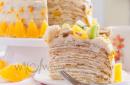 Рецепт блинного торта со сметанным кремом с фото и советами Блинный торт со сметанным кремом